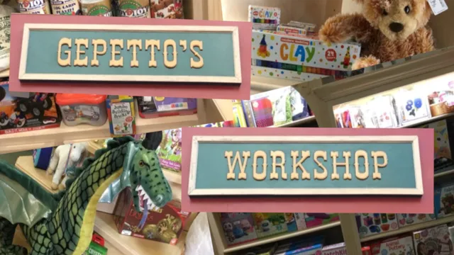 Gepetto's Workshop