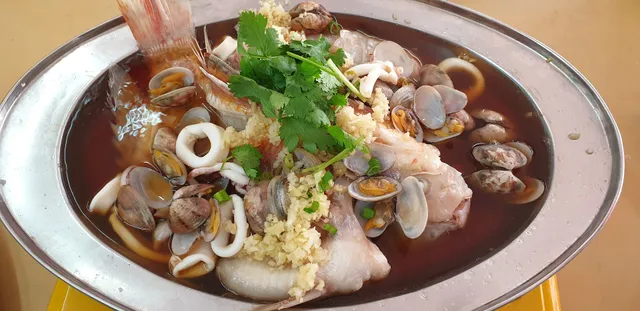 鱼王蒸 fish head steam