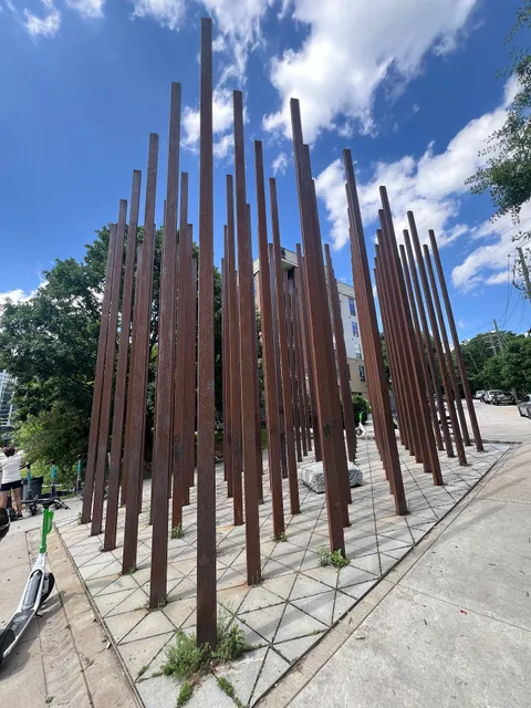 Steel Columns Sculpture
