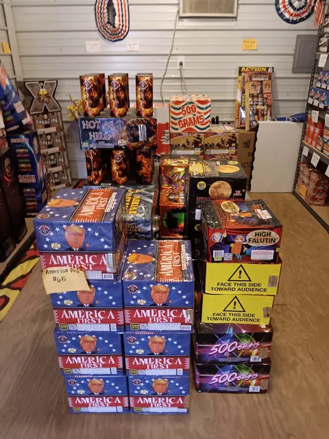 P Willy Fireworks Rainbow Crossing