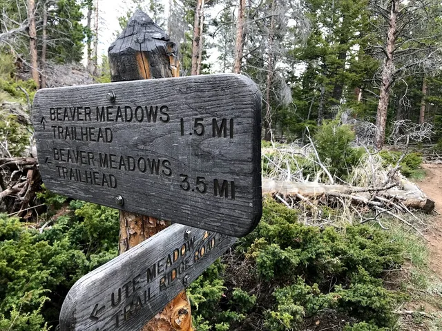 Upper Beaver Meadows Trailhead