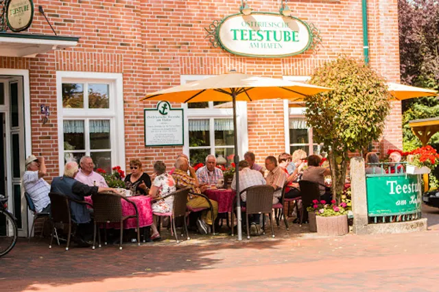 East Frisian tea room at the harbor