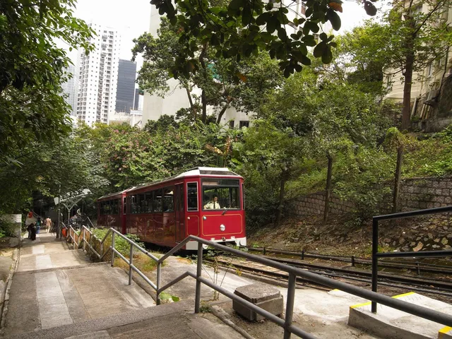 Peak Tram Kennedy Road Stop
