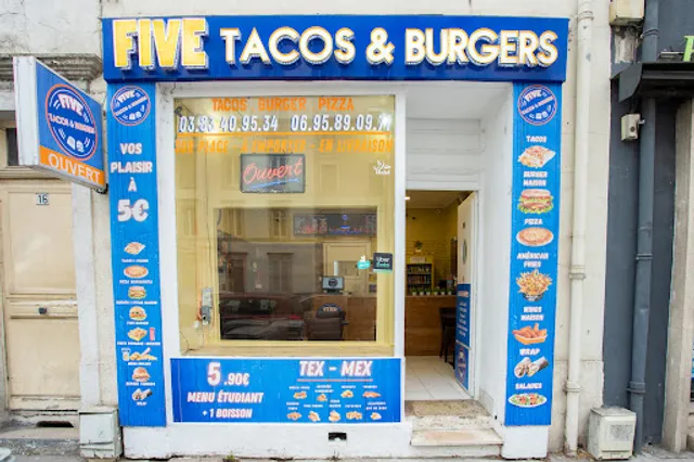 FIVE TACOS & BURGER