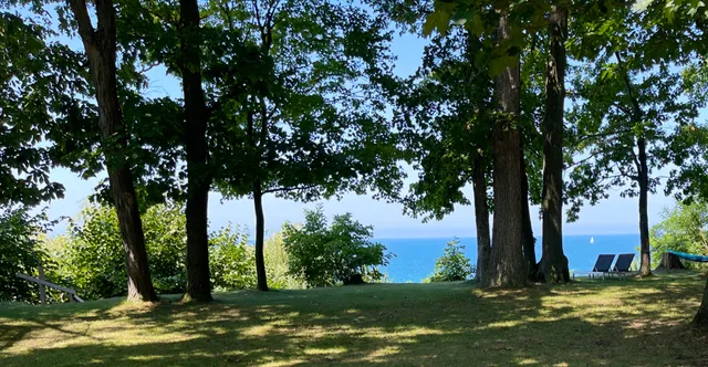 All The Waters-- A Retro Home on Lake Michigan with Private Beach