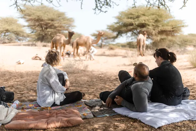 Real Desert Man Camel Safari Jaisalmer