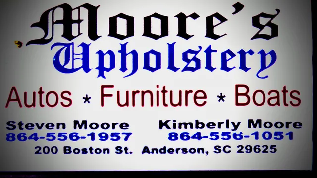 Moore's Upholstery