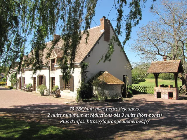 La Grange aux Herbes Chambres d'hôtes Chambord