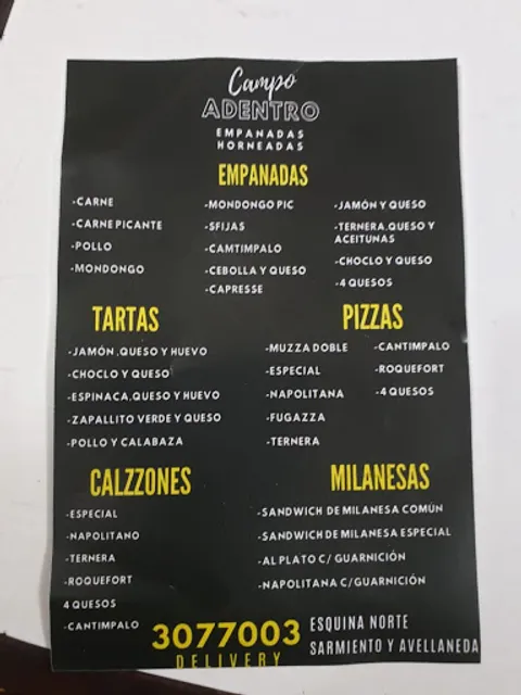 Campo Adentro Empanadas
