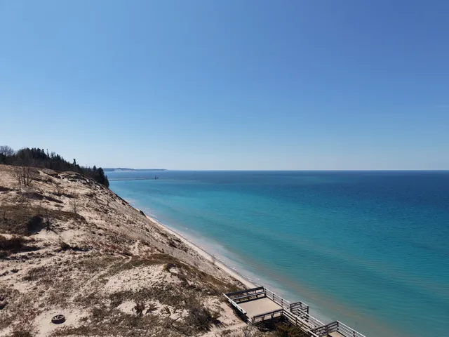 Elberta Bluffs Lake Michigan Overlook