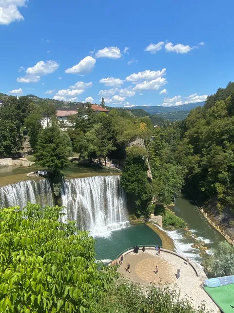 Jajce Waterfall Secret view