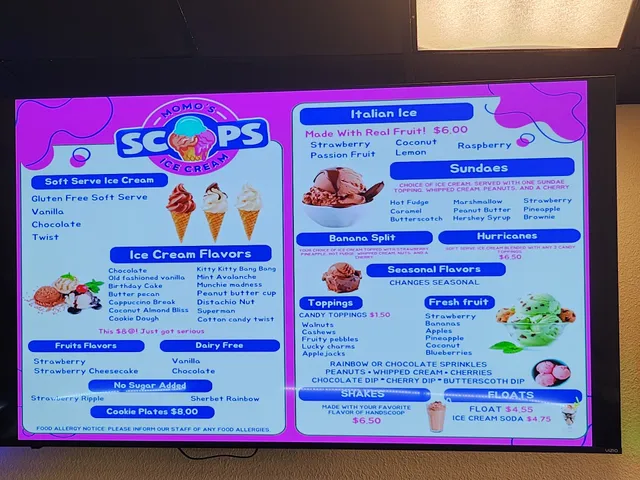 Momo's Scoops Ice Cream