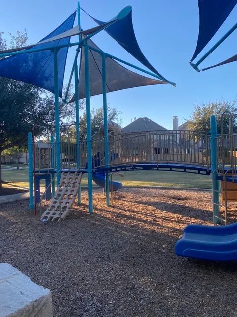 Playground around lake