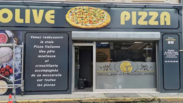 Olive pizza