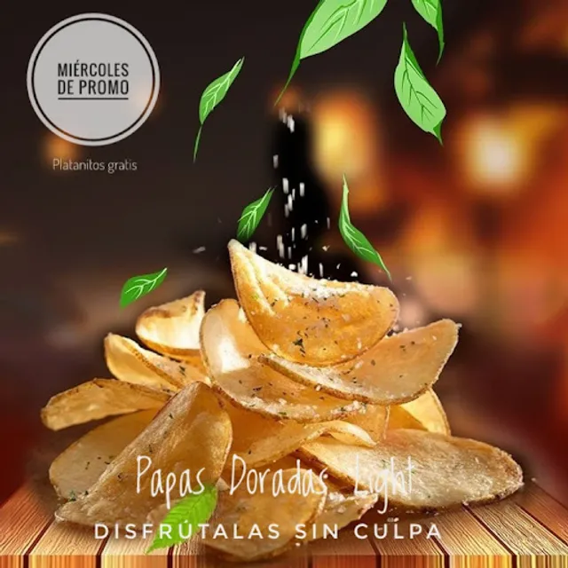 Papas Doradas "Light"