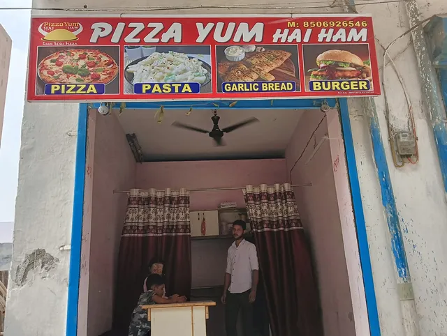 Pizza yum hai ham