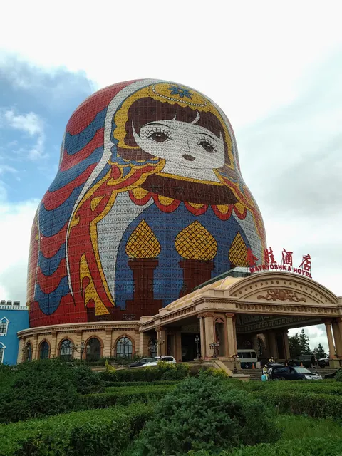 Manzhouli Matryoshka Square Parking Lot