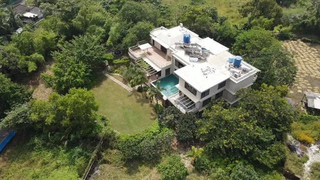 SaffronStays Aura - 4 BDR Pool Villa in Alibaug