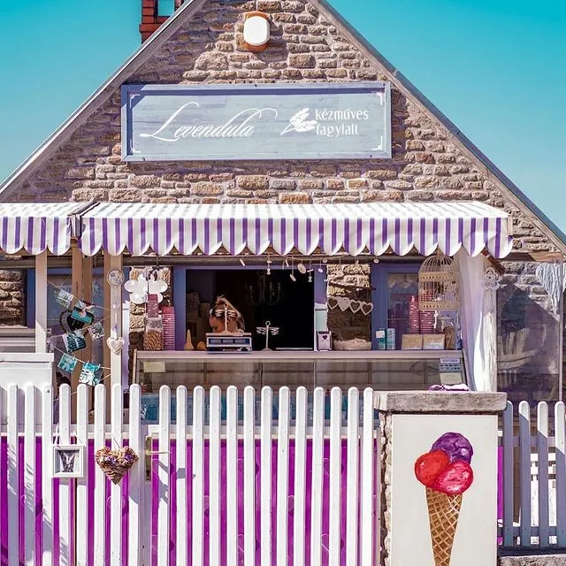 Levendula Kézműves Fagylaltozó Tihany