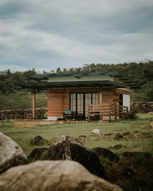 Eco hotel de la montaña