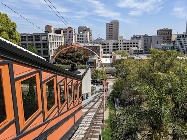 Angels Flight Railway Stairs