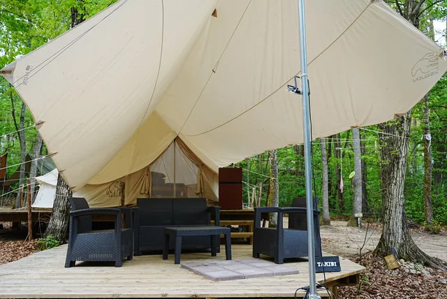 安曇野 グランピング施設 ポレキャン Glamping Azumino BASE