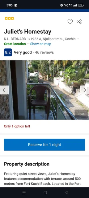 Juliet's Homestay Fort kochi