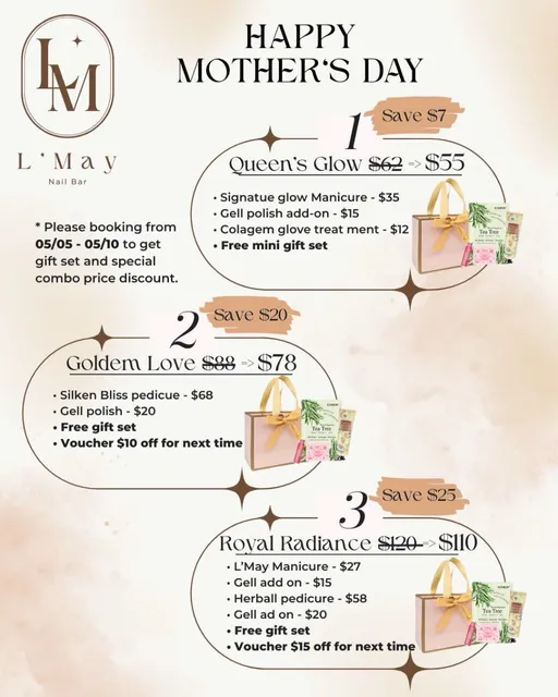 L'May Nail Bar ( 15% OFF FOR NEW CUSTOMERS )