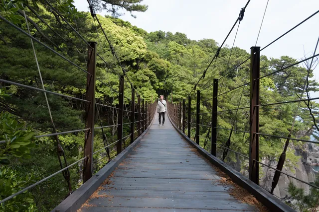 Hashidate suspension bridge