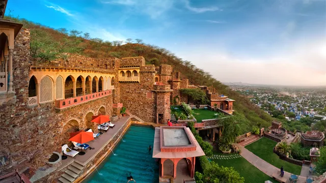 Neemrana Fort-Palace - 15th Century, Delhi-Jaipur Highway