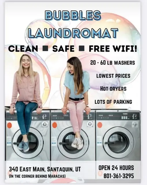Bubbles laundromat
