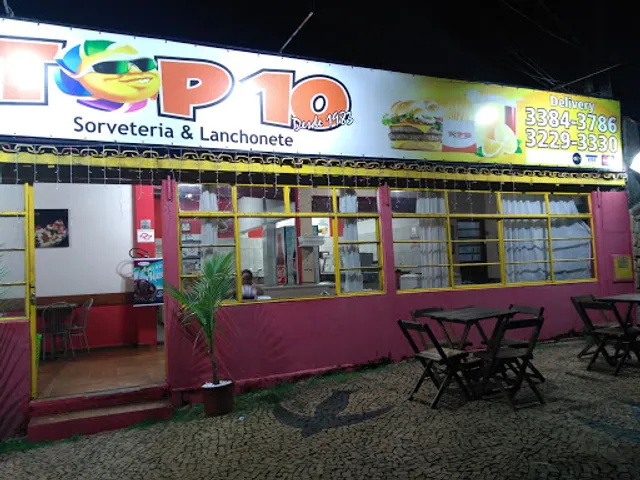Top 10 Sorveteria e Lanchonete