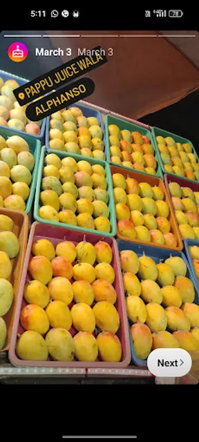 Pappu Juice Wala. New Shop