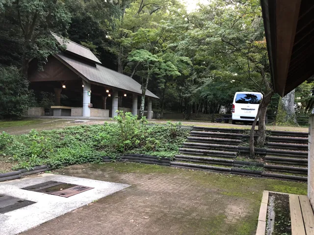 Okugawauchi Amano camp in the forest