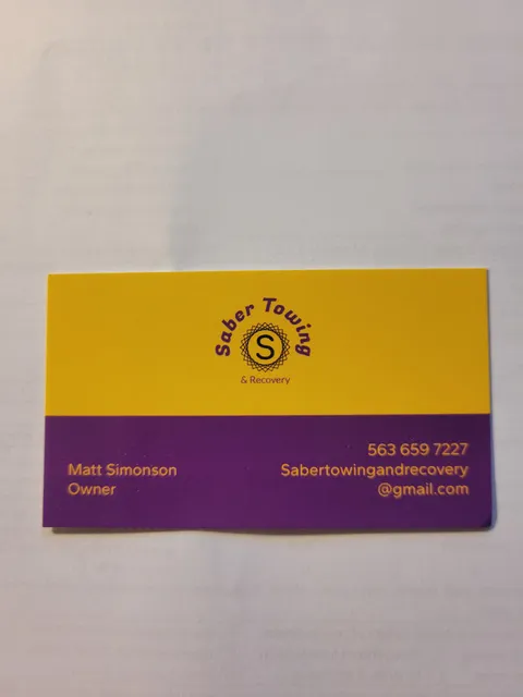 Saber towing and recovery llc