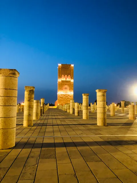 Hassan tour spacious square monument