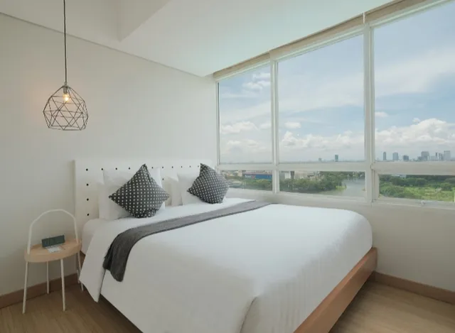 Apartemen skandinavia loby fika