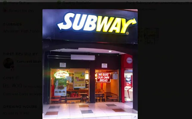 Subway PVR Saket