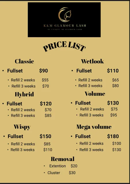 K & M Glamour Lash