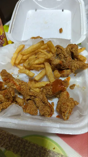 Sharks fish and chicken