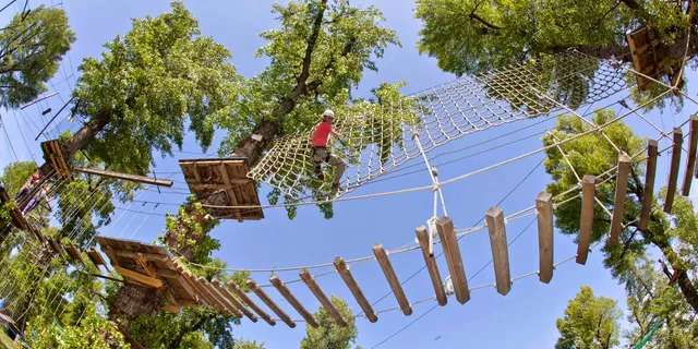 Hochseilklettergarten in Gänsehäufelbad