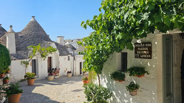 Alberobello Painted Rooftops Photo Spot