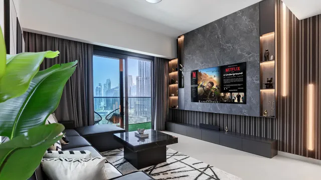 Luxurious 4BR Apartment w/ Prime Burj Khalifa View