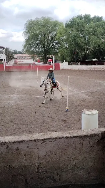 Lienzo Charro Cabeza de Juárez Los Dorados de Villa