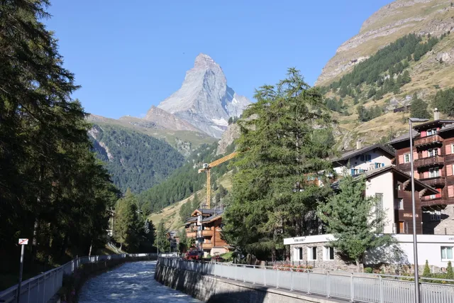 Scenic view of Matterhorn