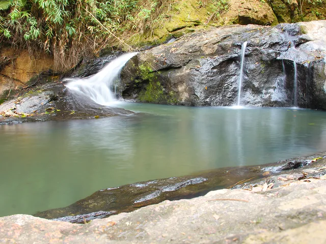 Waterfall Stone Bridge