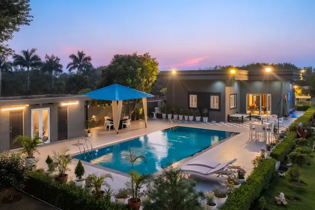 StayVista at Cloudberry Estate - Faridabad | Luxury Villa with Private Pool