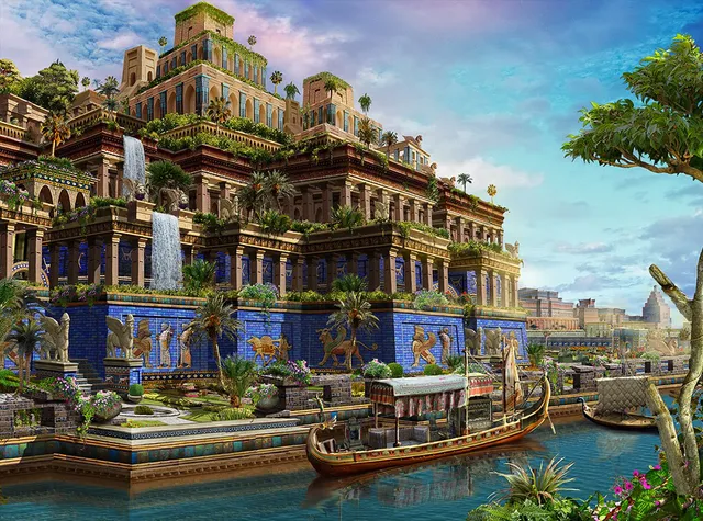 Remains of the Hanging Gardens of Babylon