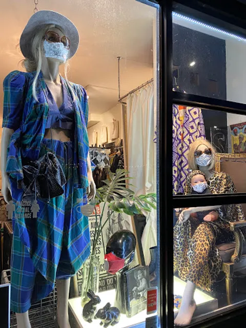 Rabbits vintage fashion