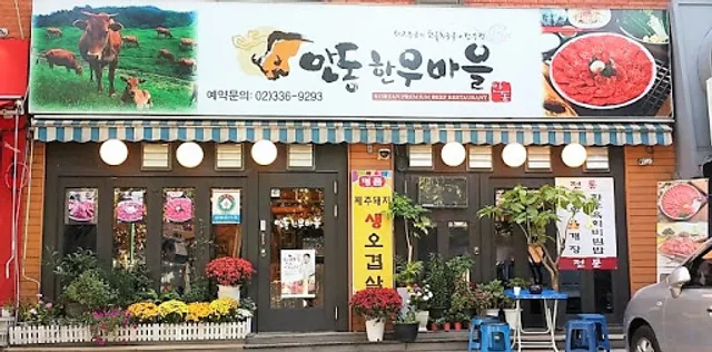Hongdae Korean BBQ Restaurant beef Andong hanwoo village